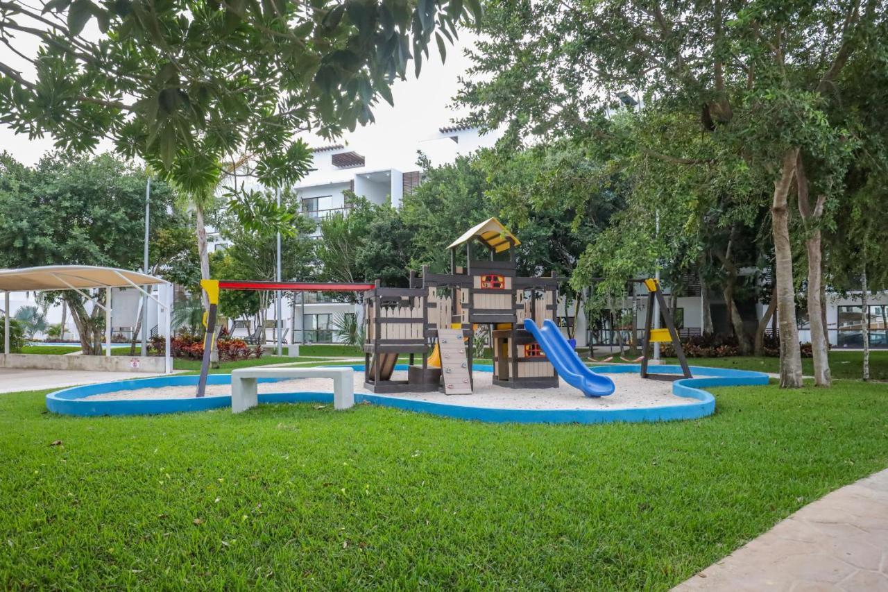 Departamento Lirios Residencial Para 5 Alberca Cancún Exterior foto